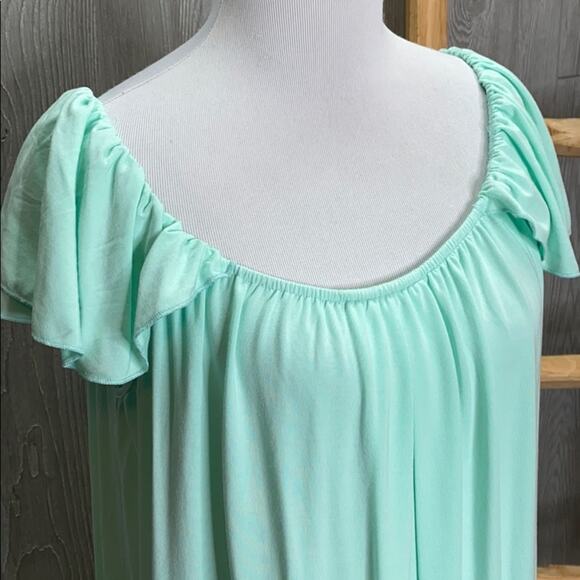 Naked Princess Amanda Tulip Sleeve Mint Dress NWT - Picture 2 of 7